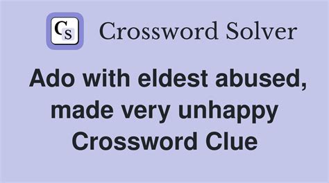 ado crossword clue